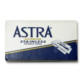 10 Astra Stainless Double-Edge Safety Razor Blades