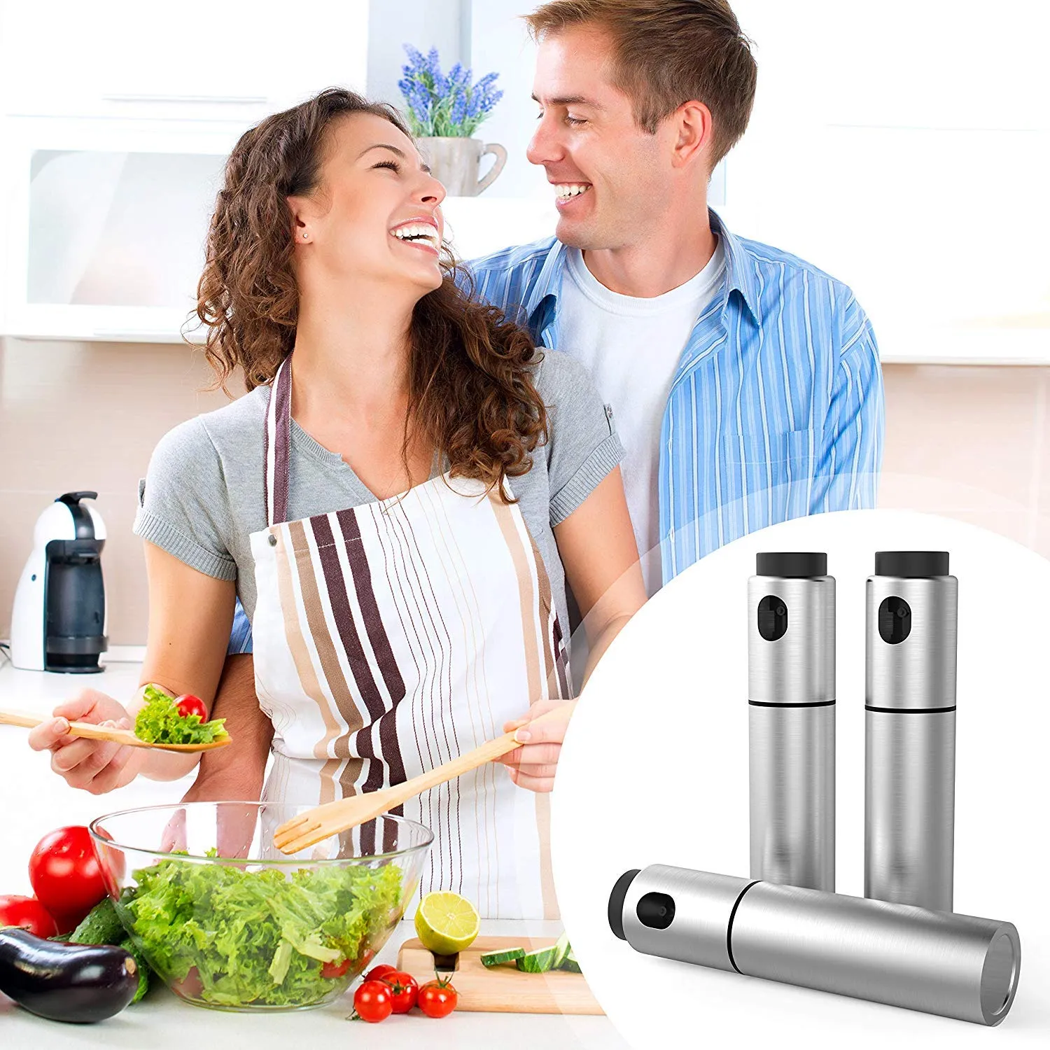 100ml Stainless Steel Refillable Cooking Sprayer