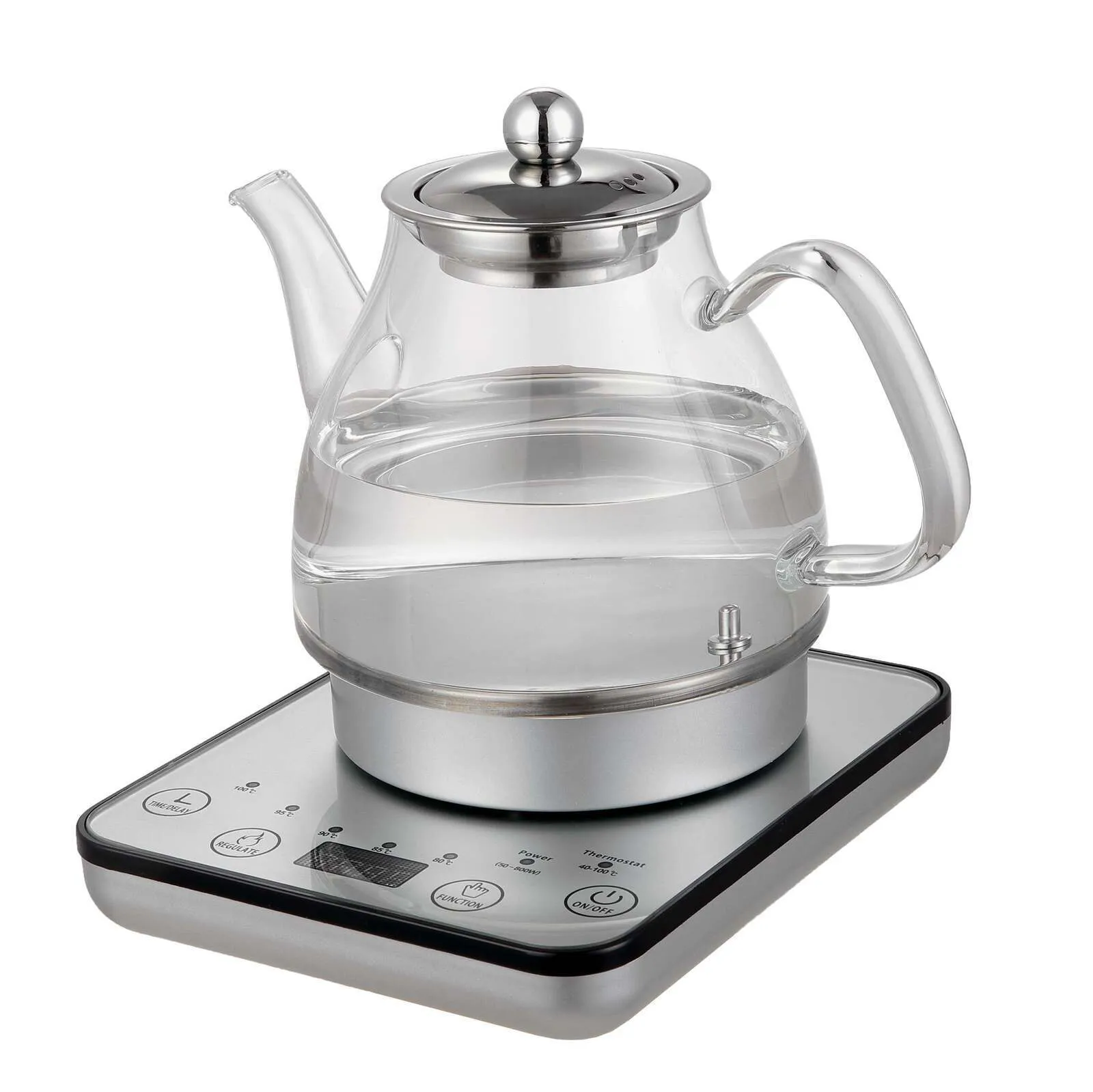 1.2L Digital Glass Kettle w/ Electric Tea Pot & Infuser 800W