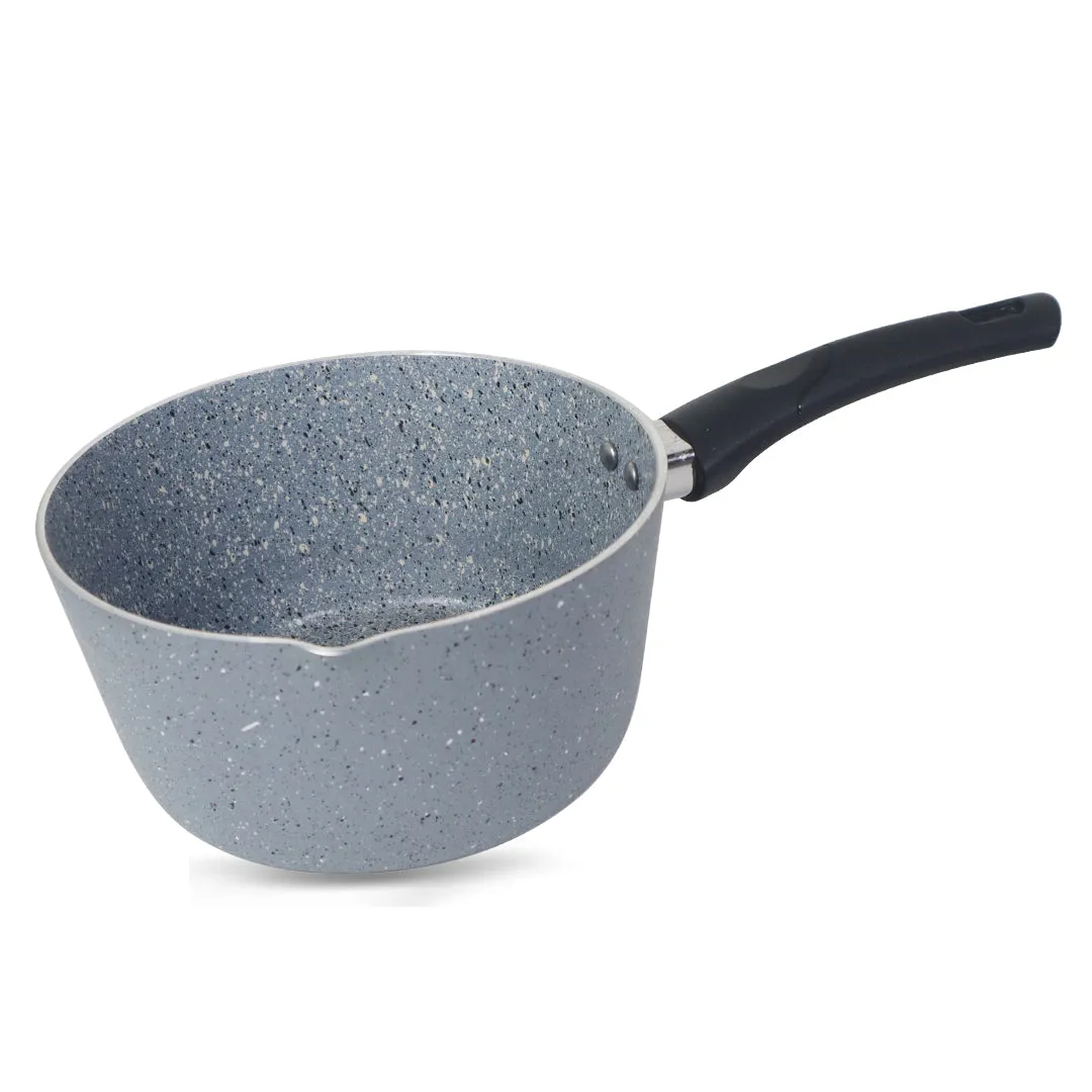 20 cm Marble Coated Signature Milk Pan - Gray