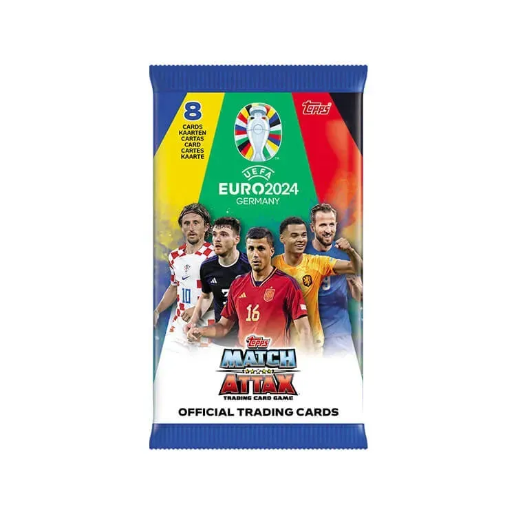 2024 Topps Match Attax UEFA Euro Cards PACK (8 Cards Each)