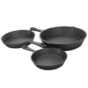 3-Piece Cast Iron Cookware Set