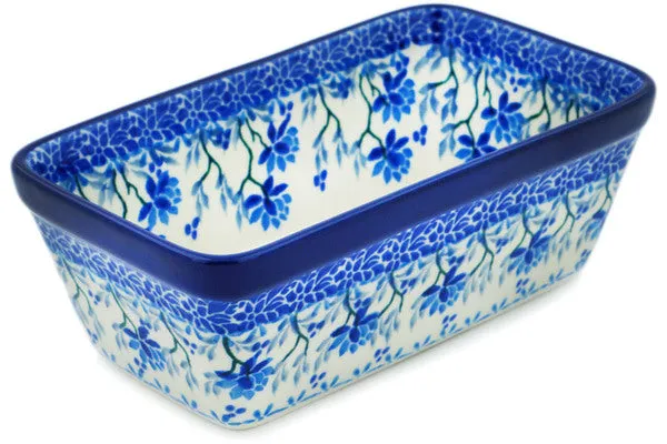 6" Mini loaf pan - Blue Grapevine