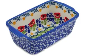 6" Mini loaf pan - Wild Poppies