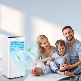 8000 BTU Portable Air Conditioner with Fan Dehumidifier Sleep Mode-8000 BTU