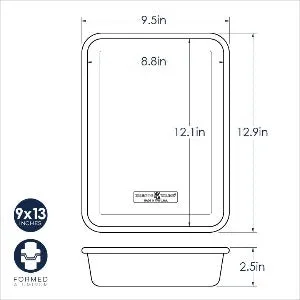 9 x 13 Rectangular Cake Pan