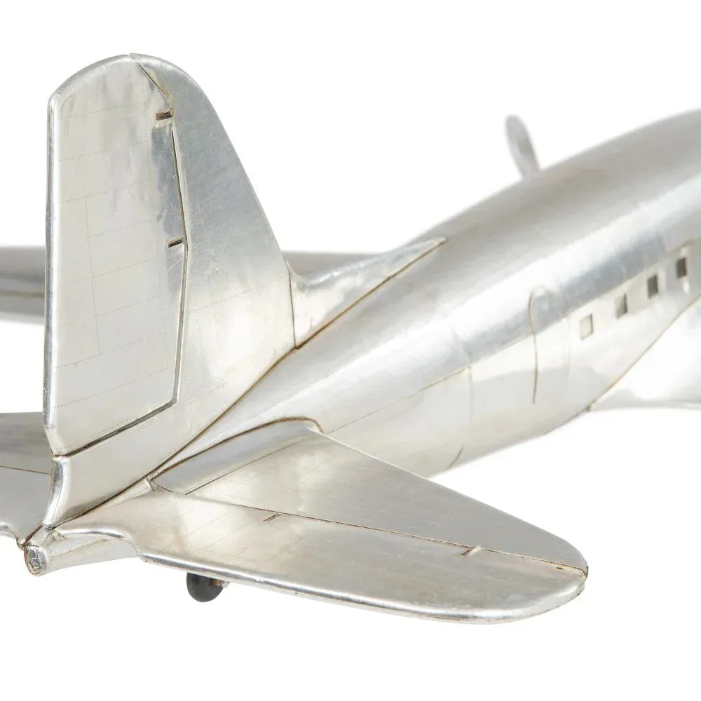 Airplane Dakota Douglas DC-3  Plane Deck Top Aluminum Model