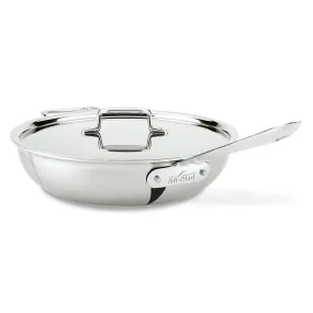 All-Clad D5 Brushed Stainless Steel 4qt. Weeknight Pan