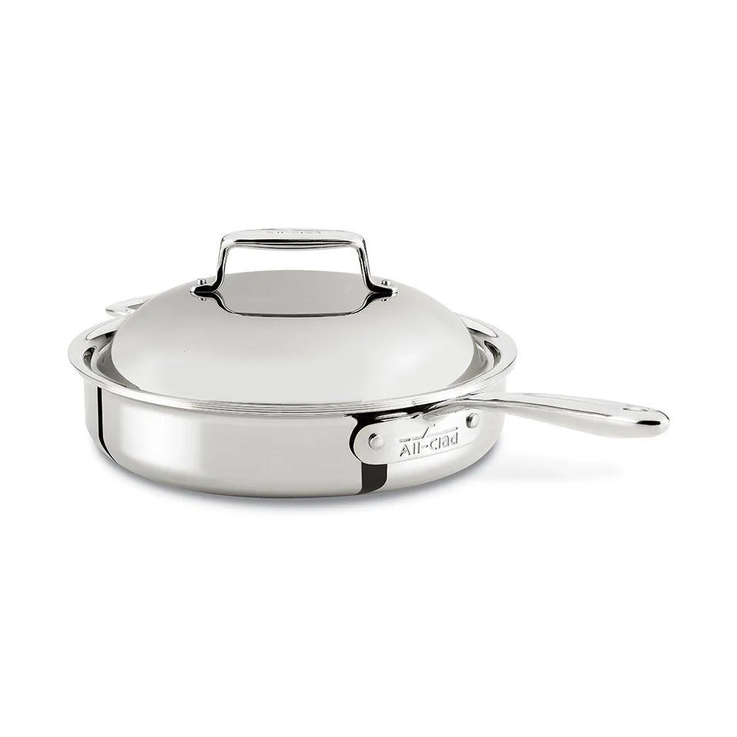 All-Clad d7 Stainless 3 Qt. Pan Roaster with Domed Lid