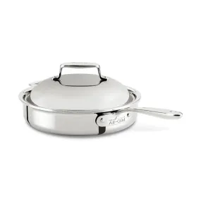 All-Clad d7 Stainless 3 Qt. Pan Roaster with Domed Lid