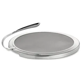 All-Clad Stainless Steel Splatter Screen with Curved Handle