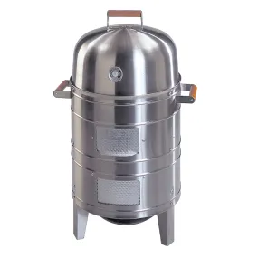 Americana Grills 351 Square Inch Stainless Steel Charcoal BBQ Meat Smoker (Used)