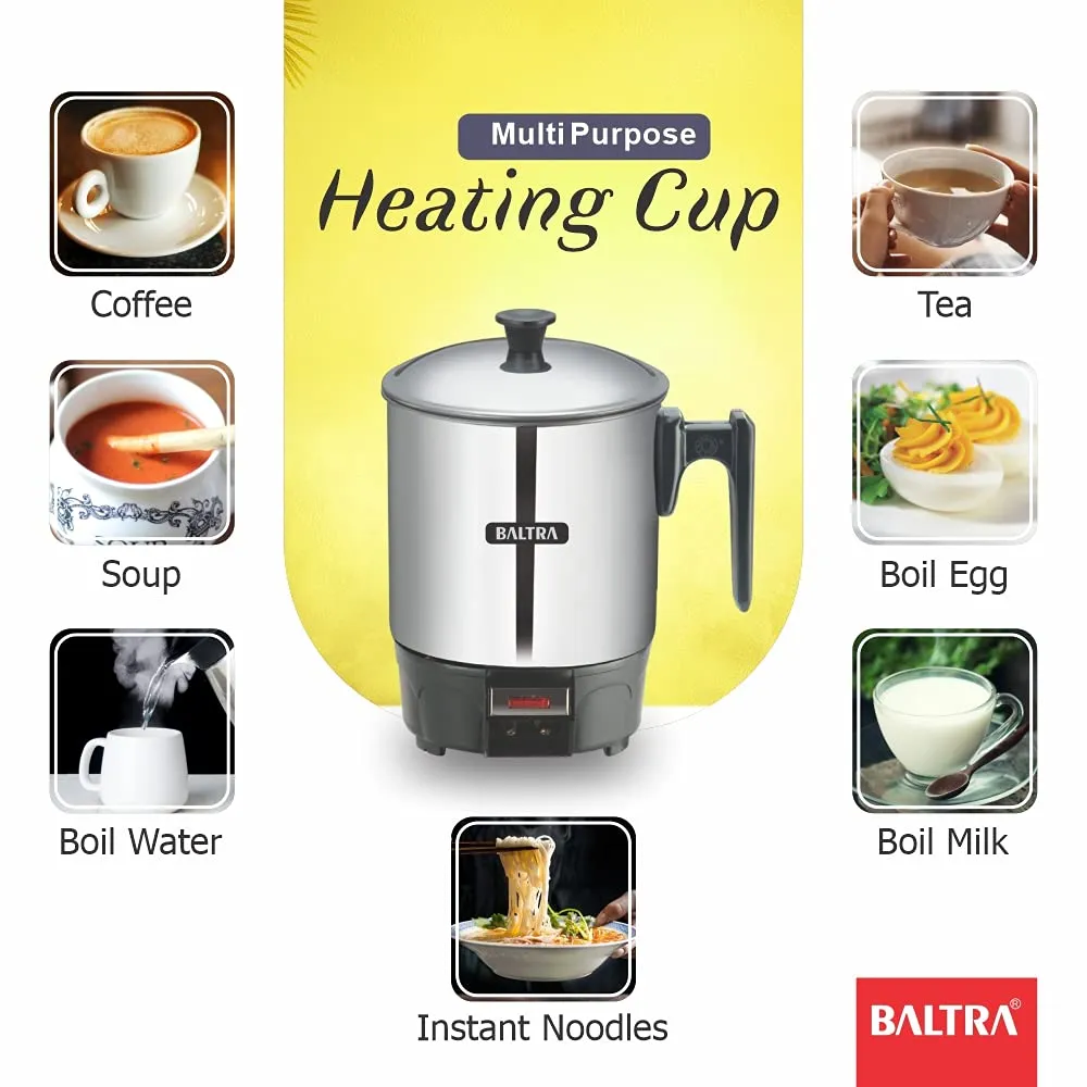 Baltra BHC-102 300-Watt 1 Litre Electric Heating Jug (Steel)