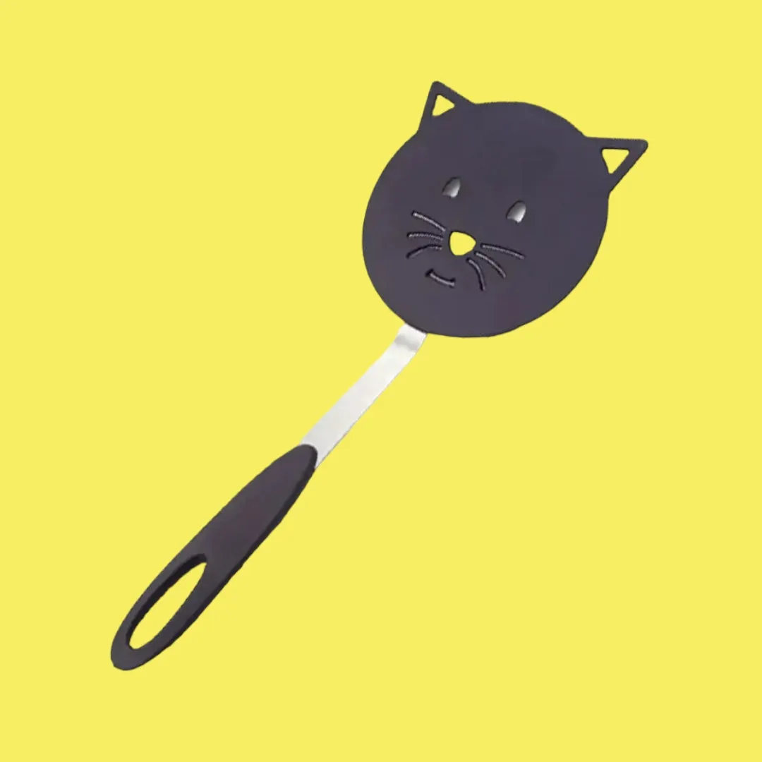 Black Cat Themed Spatula