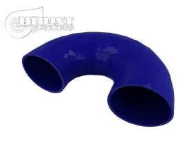 BOOST Products Silicone Elbow 180 Degrees, 8mm (5/16") ID, Blue