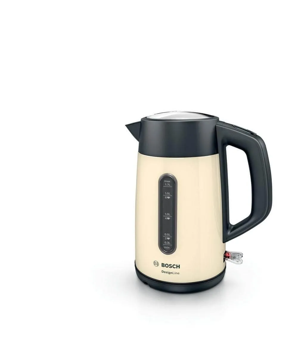 Bosch TWK4P437GB 1.7 Litre Traditional Kettle, Cream