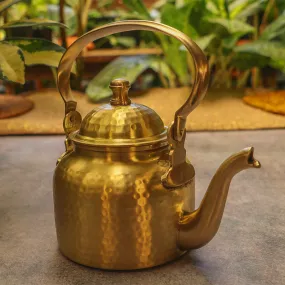 Brass Kettle | Large | 1000 ml | Gold Matt Finish