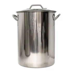 Brewer's Best 8 Gallon (32 Quart) Stainless Steel Brew Kettle w/ Lid