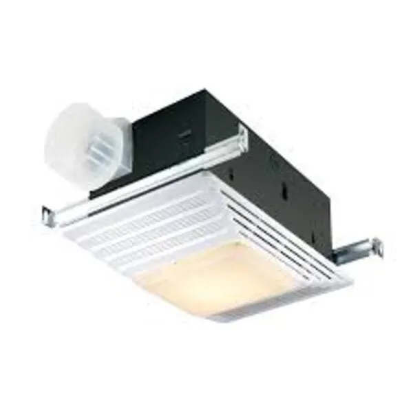 Broan-Nutone 655 Heater, Exhaust Fan and Light Fixture Two-Motor System for Efficient Performance