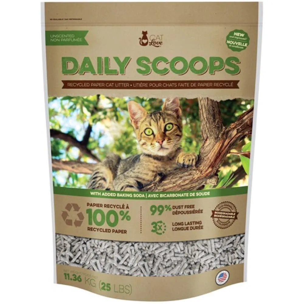 BUNDLE DEAL: Cat Love Daily Scoop Recycled Paper Cat Litter