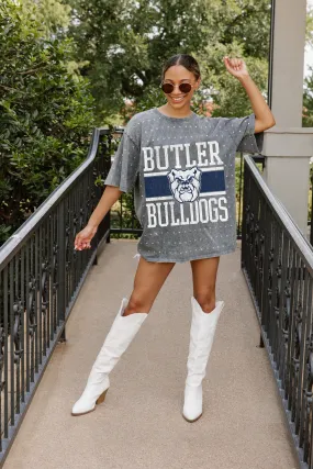 BUTLER BULLDOGS ON THE BALL MINI RHINESTONE SHORT SLEEVE CLASSIC TEE