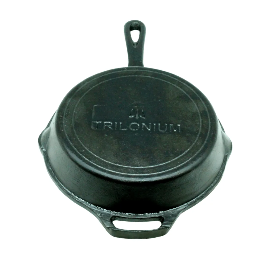 Cast Iron Skillet | Fry Pan | Pre-Seasoned | 8 inches | 1.66 Kgs | Induction Compatible