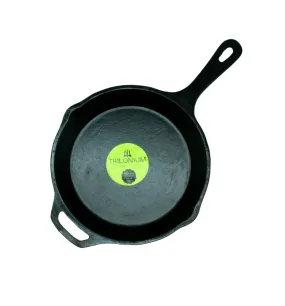 Cast Iron Skillet | Fry Pan | Pre-Seasoned | 8 inches | 1.66 Kgs | Induction Compatible