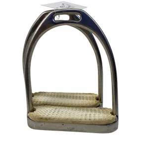 Centaur Fillis Stirrup Irons in Stainless Steel - 4 1/2"