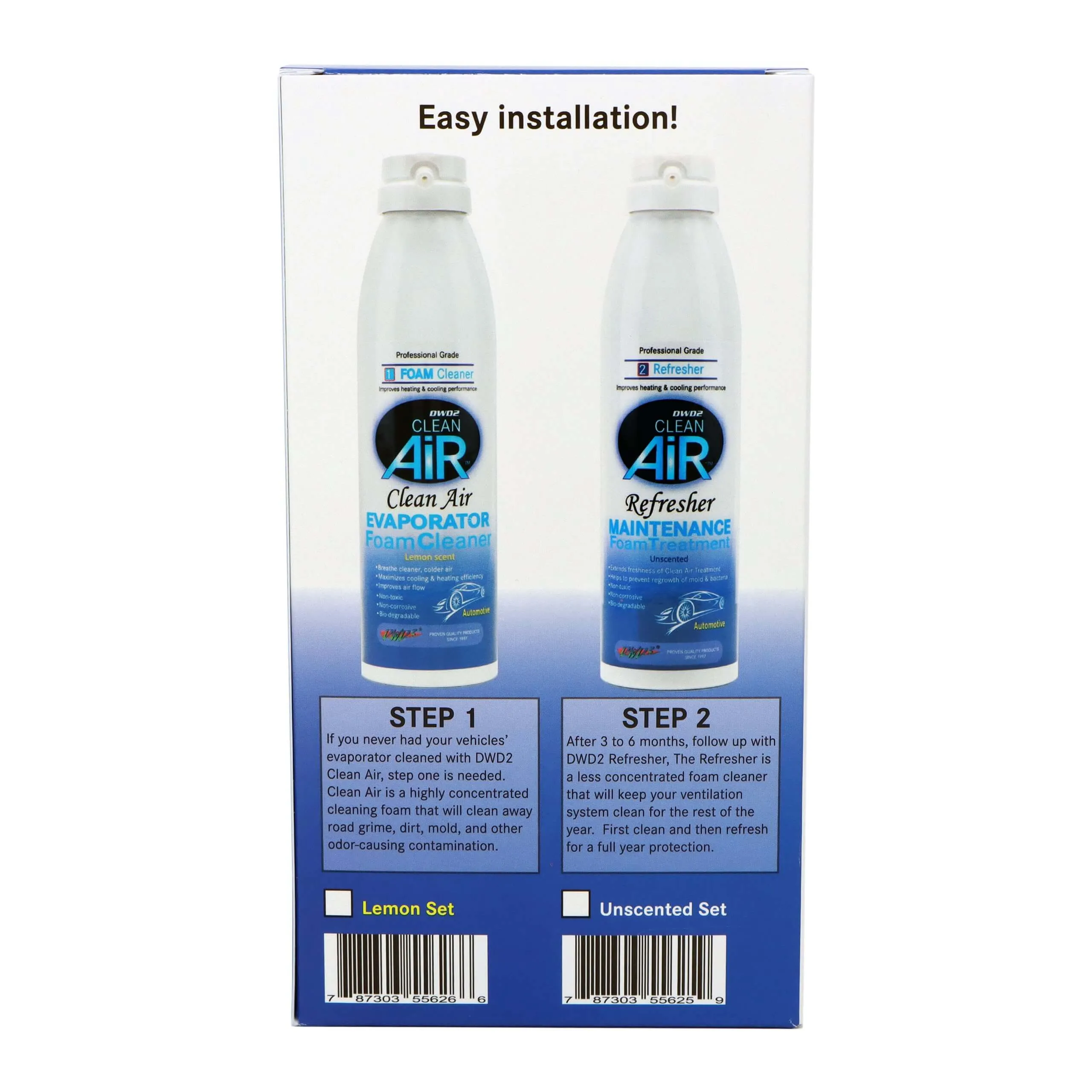 Clean Air® Car Kit - Provides up to 1 year of Clean, Healthy and Cooler Air by The DWD2 System, Inc.