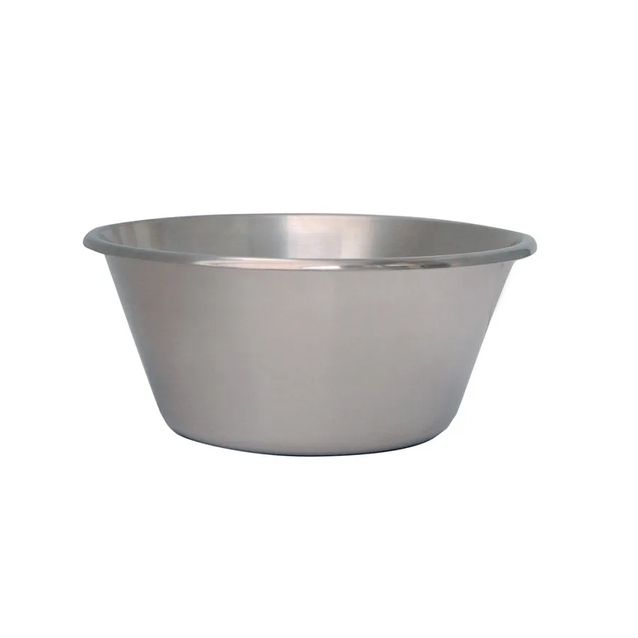 De Buyer Professional Flat-Bottom Pastry Bowl, 20cm