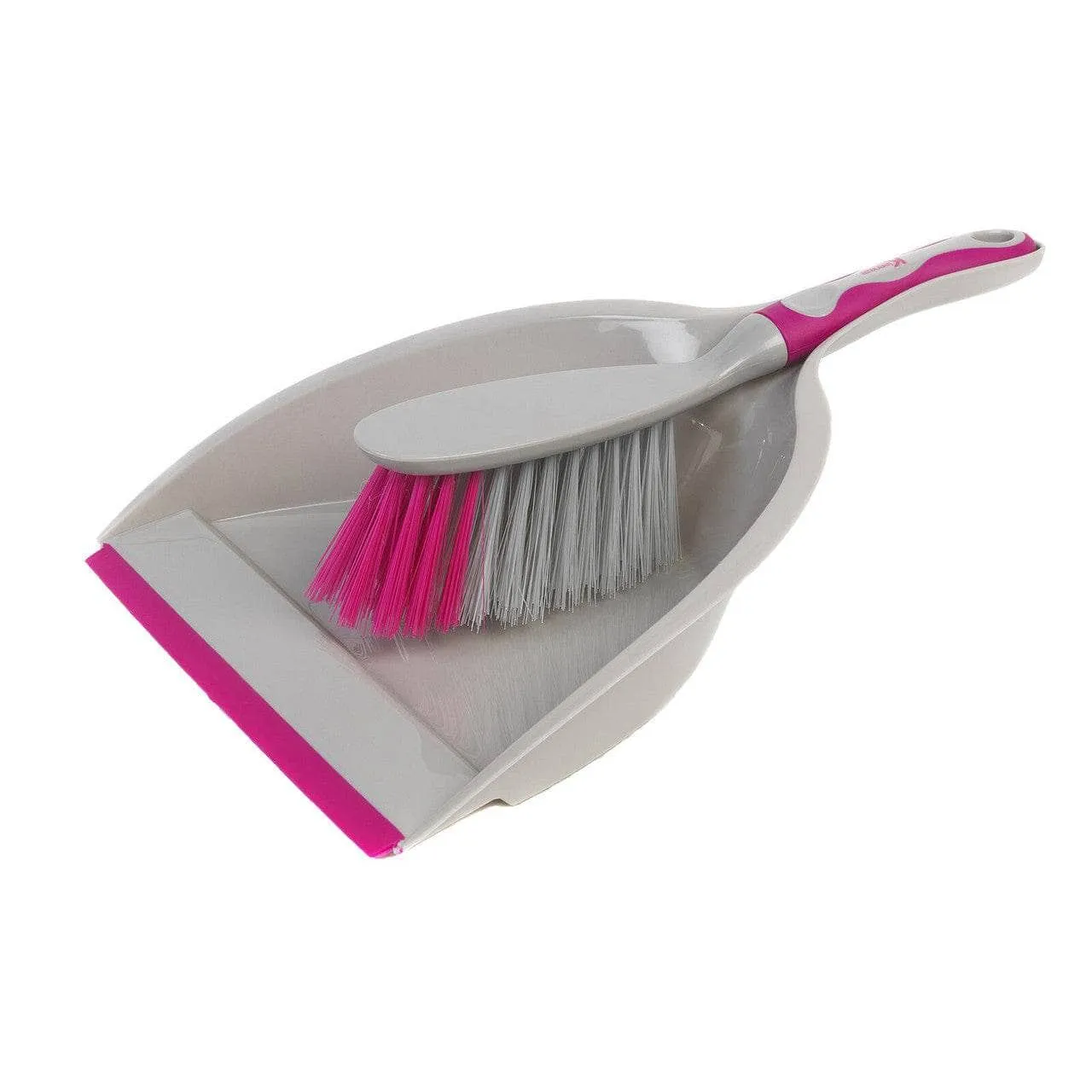 Deluxe Space Saving Dustpan & Brush Set