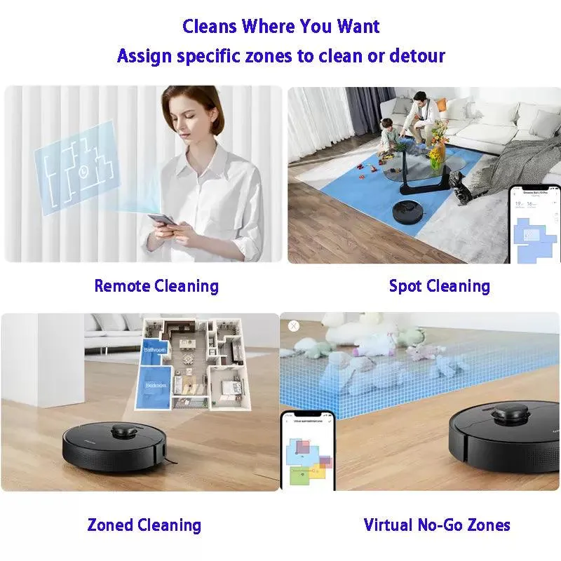 Dreame Bot L10 Pro Robot Vacuum Cleaner Superb LiDAR Navigation, 4000Pa Suction ,150mins Auto Charge