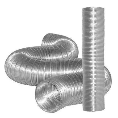 Dundas Jafine MFX48 Semi-Rigid Flexible Aluminum Ducting, 4" x 8&#039;