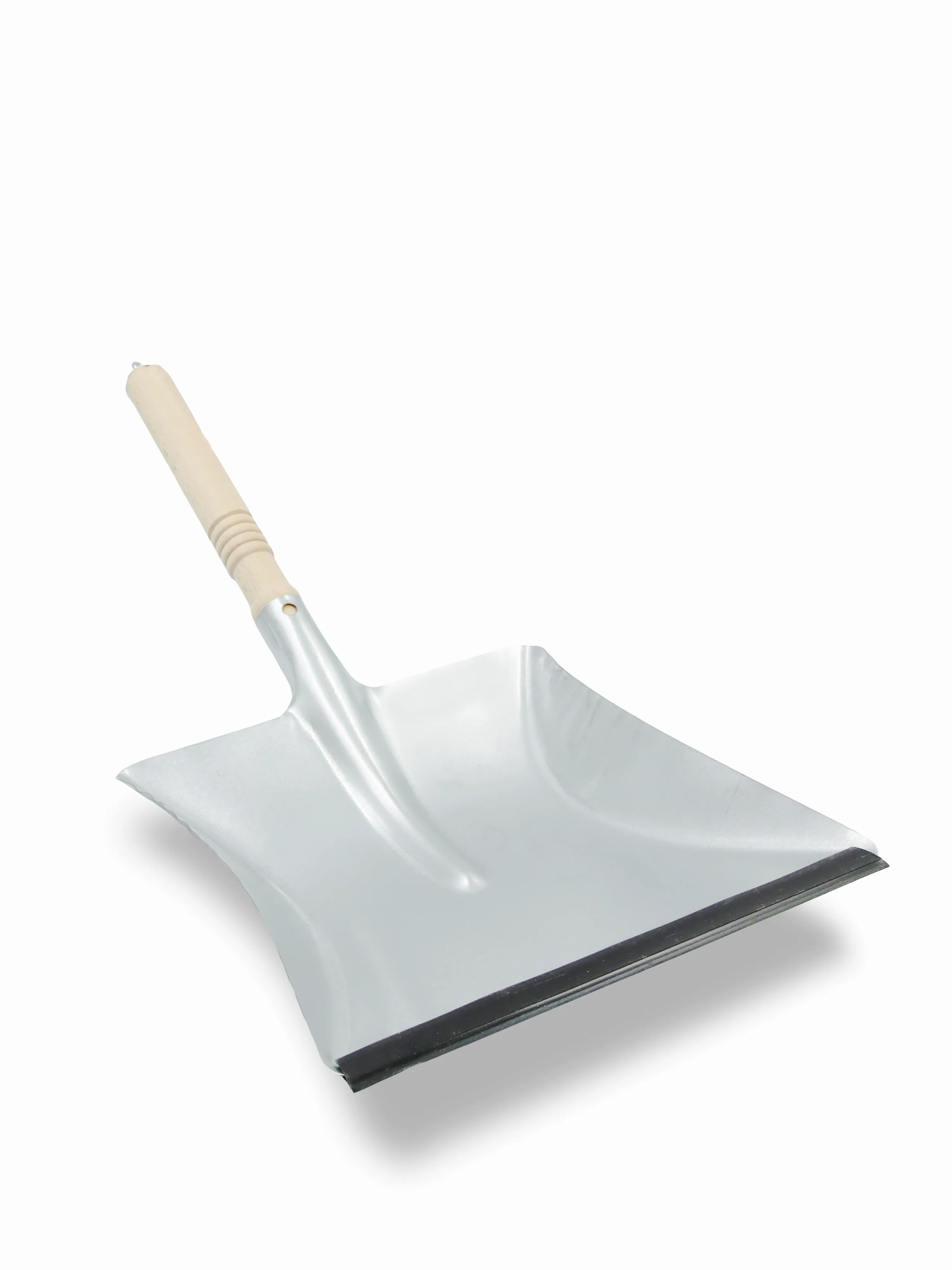 Dust Pan Zinc Metal with Wood Handle