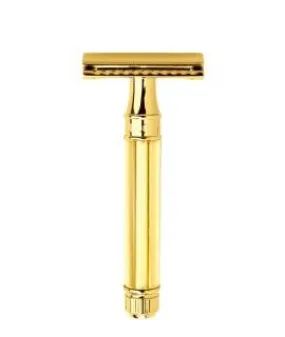 Edwin Jagger - DE89811GBL Octagonal Safety Razor, Gold Plated