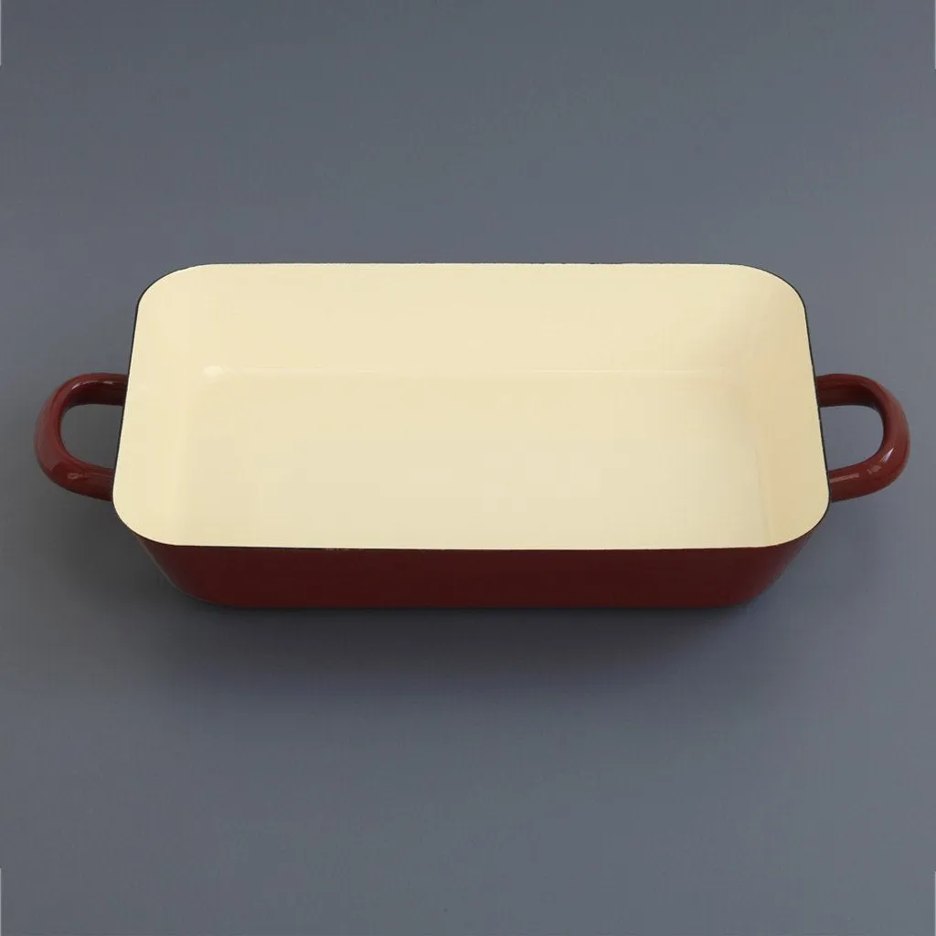 Enamel Roasting Dish Brown