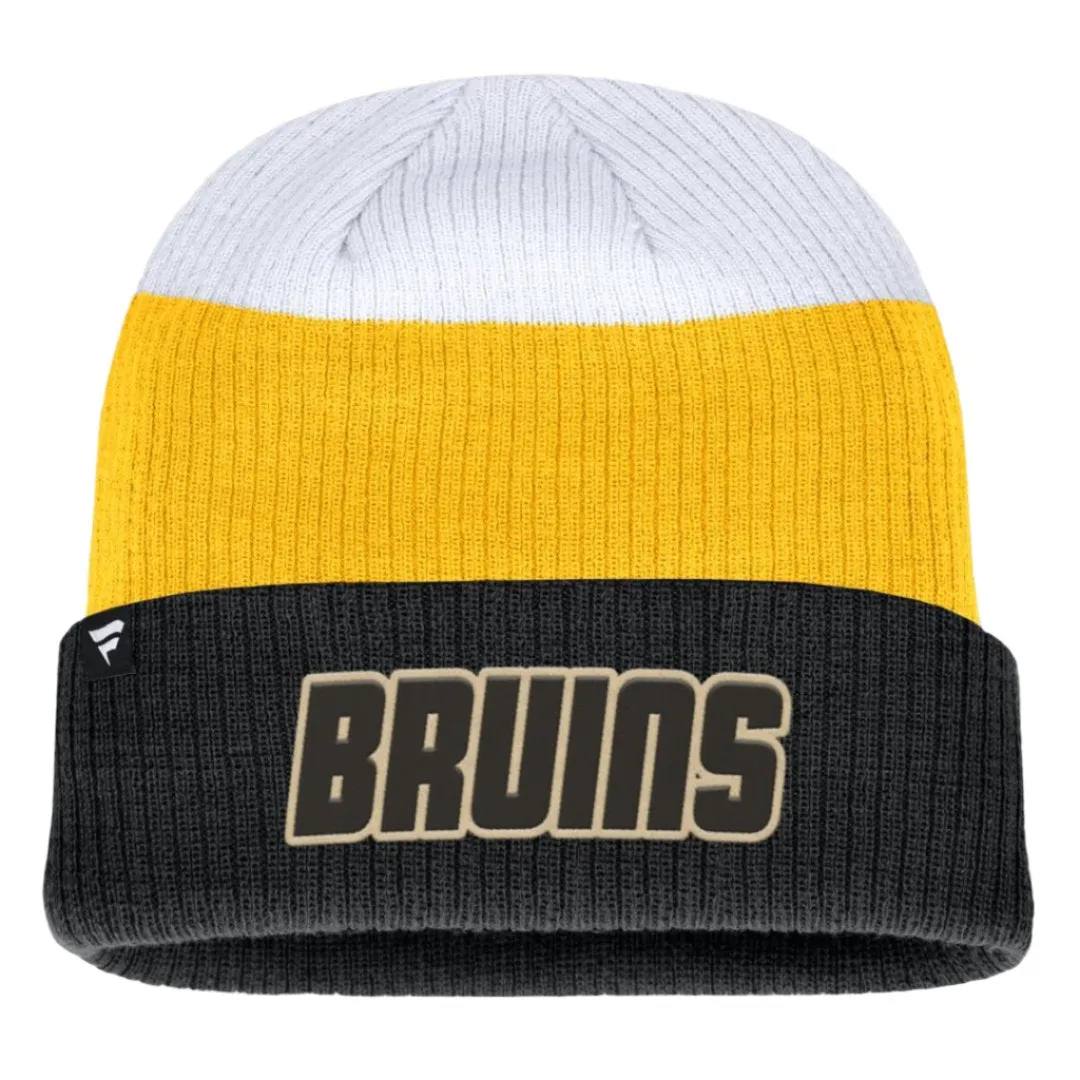 Fanatics Men's NHL Boston Bruins 2024 Showboat Cuffed Knit Toque