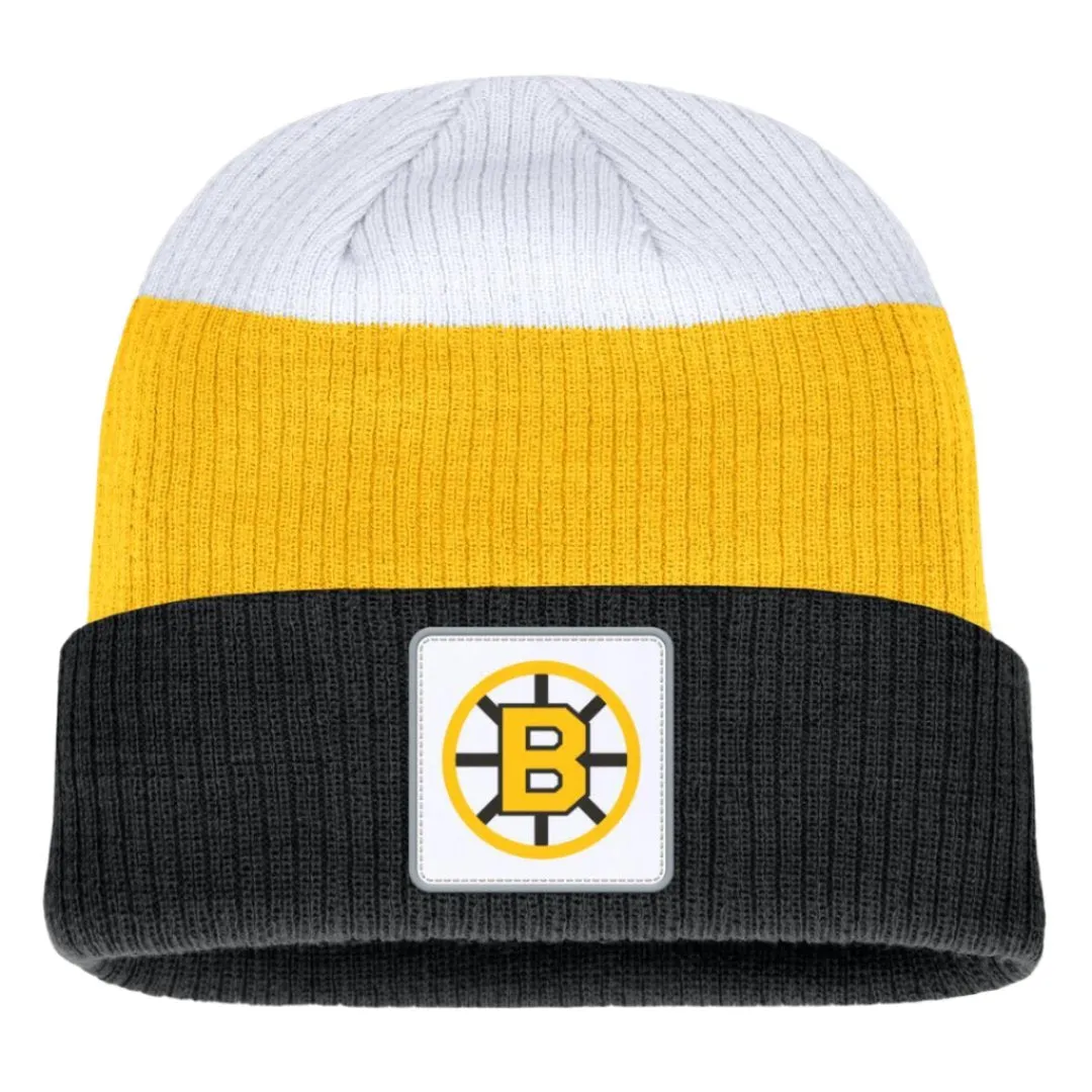 Fanatics Men's NHL Boston Bruins 2024 Showboat Cuffed Knit Toque