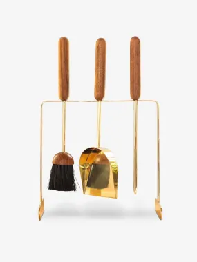 Fireplace Tool Set by Carl Aubock