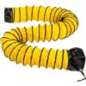 Flame Retardant Flexible Duct For 12" Fan, 16'L, Yellow