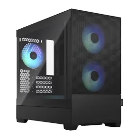 Fractal PC Case Pop Air RGB Black TG Clear Tint