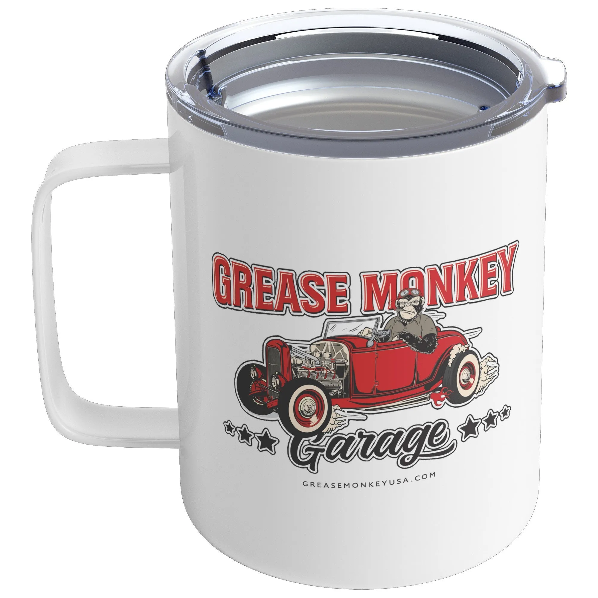 Grease Monkey Garage 10oz Insulated Coffee Mug