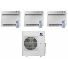 GREE Multi Gen2 Series 24,000 BTU 3-Zone Mini Floor Console 9K 9K 12K Ductless Mini-Split System