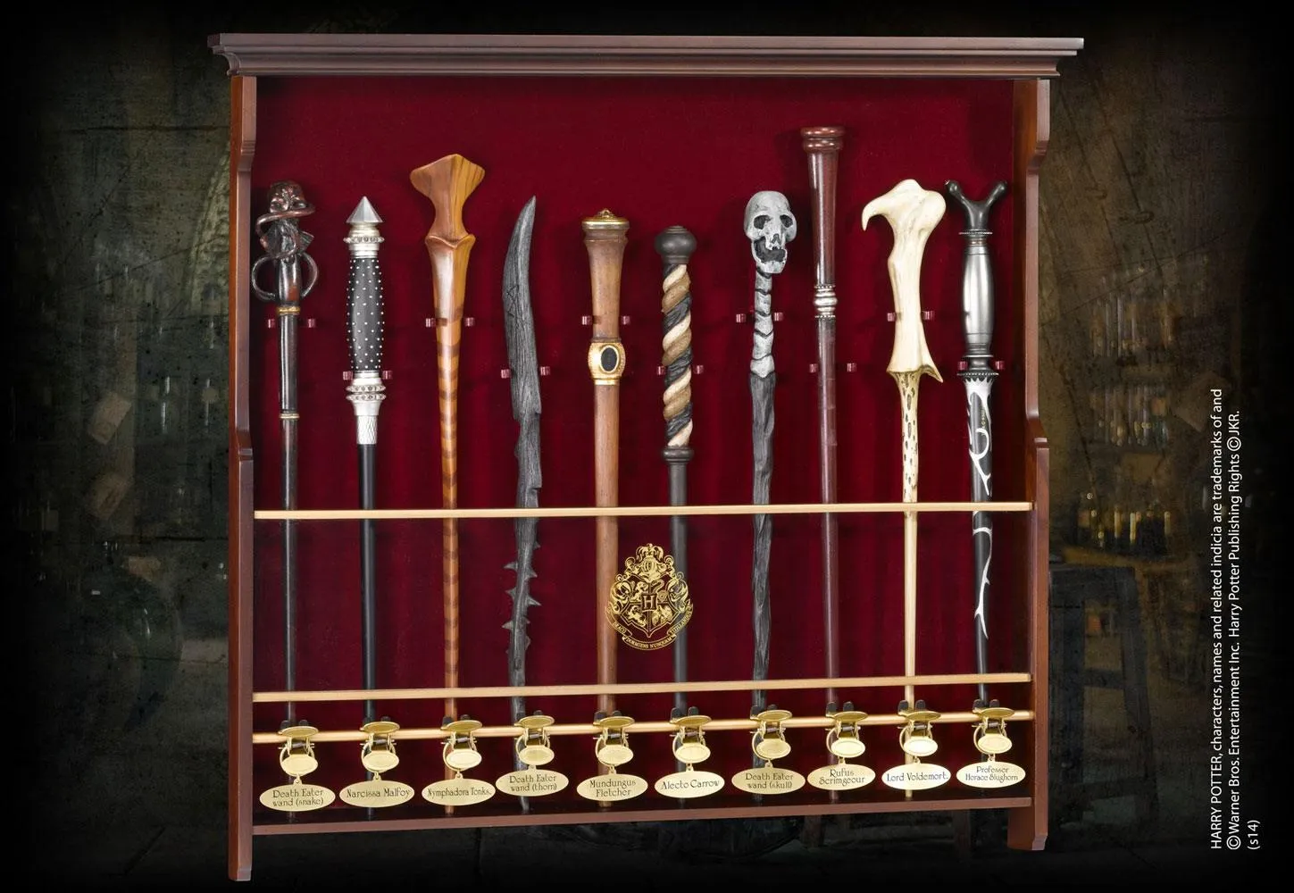 Harry Potter Ten Character Wand Display