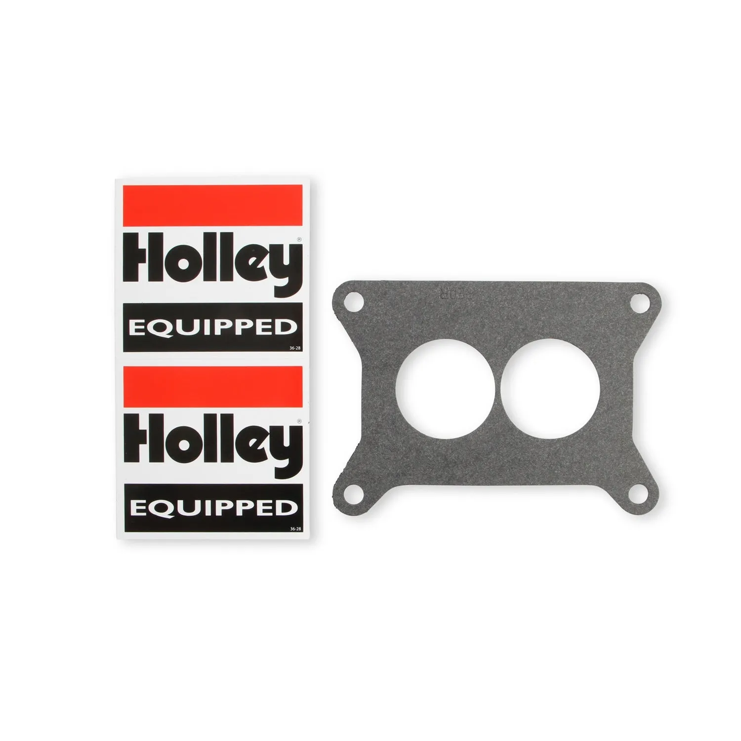 Holley OEM Muscle Car 500 CFM 2-Barrel Carburetor - Holley Flange - No Choke - Single Inlet - Gold Chromate - Six Pack Outboard Carbs