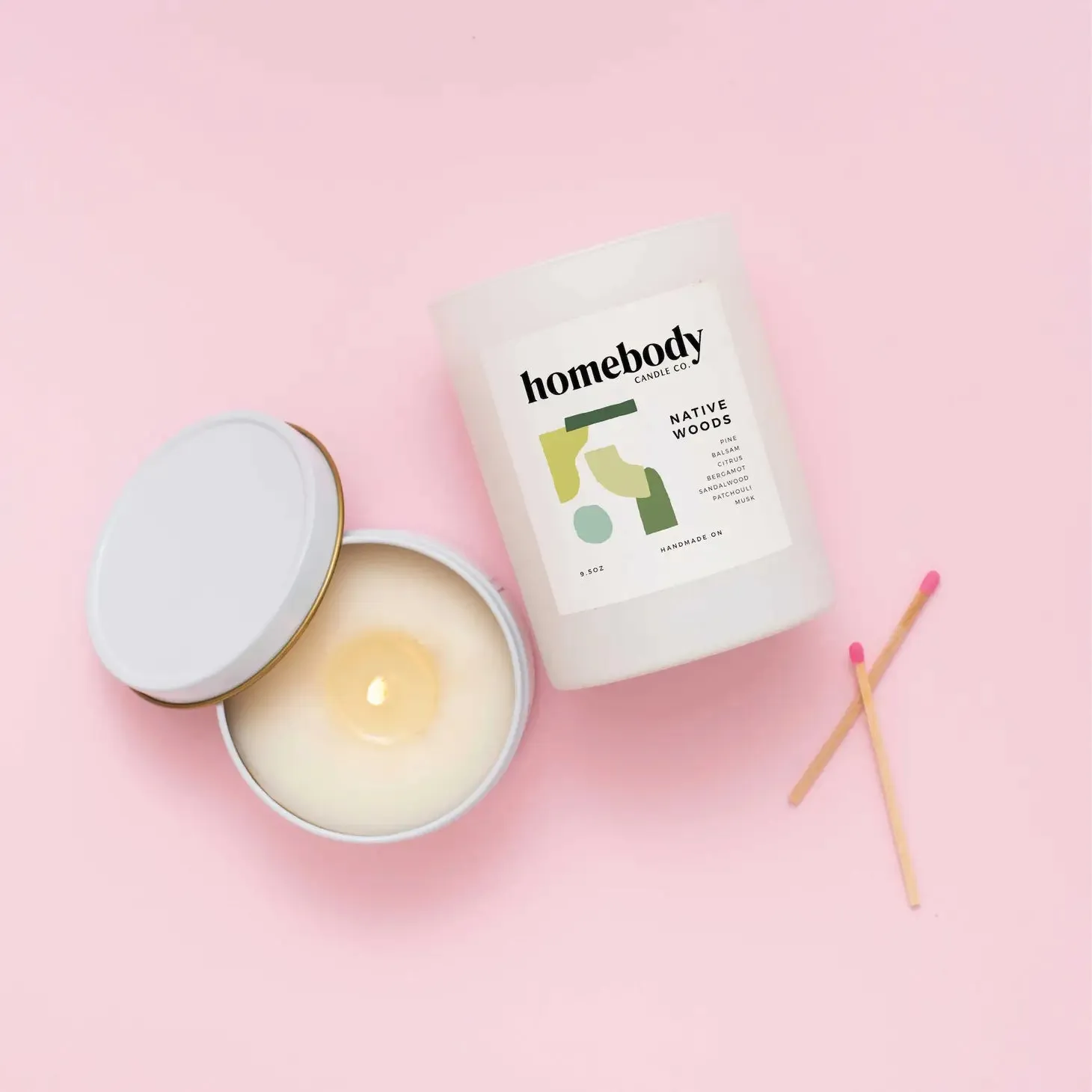 Homebody Candle: Native Woods