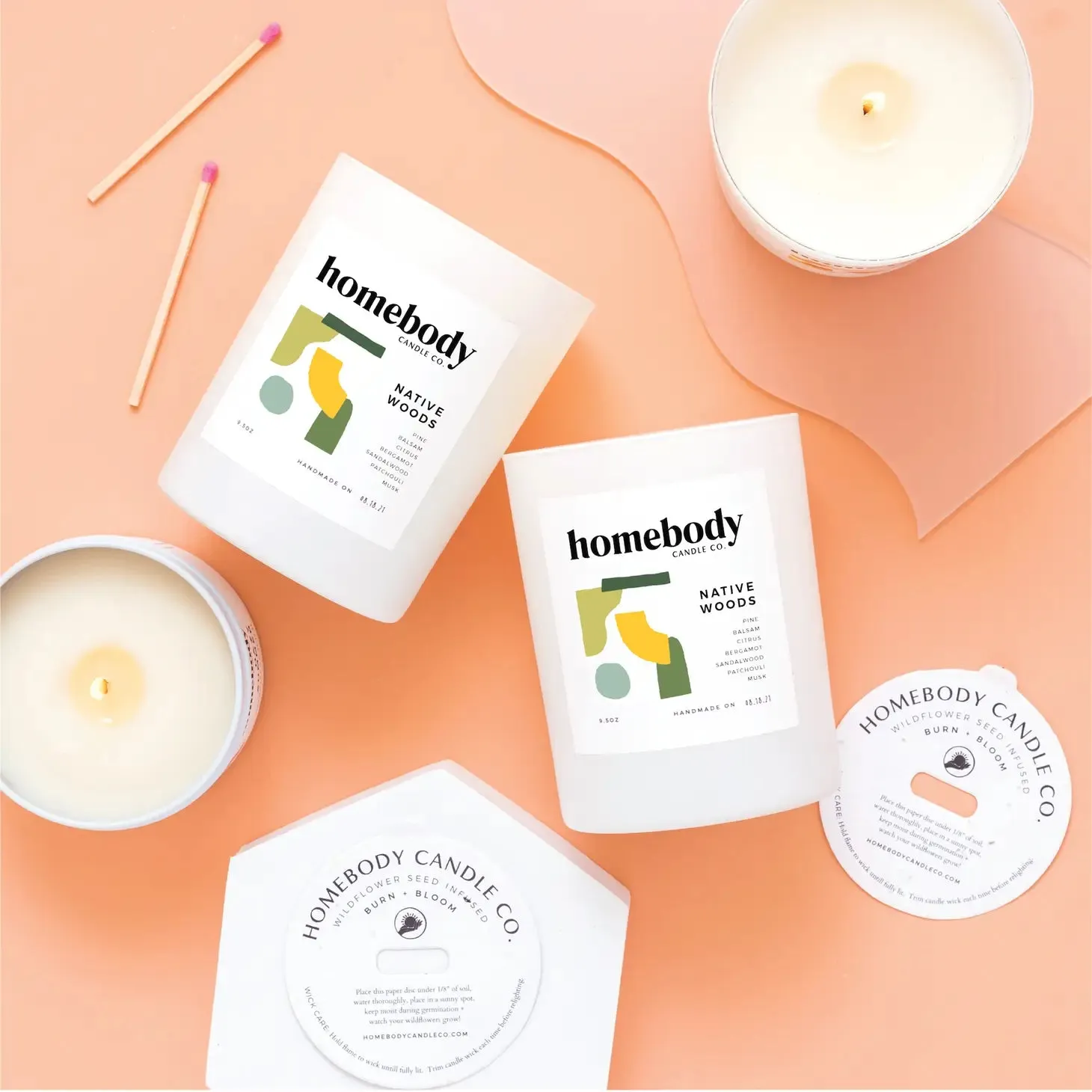 Homebody Candle: Native Woods