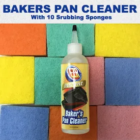 Instant Baker's Pan Cleaner: 10 Scrubbing Sponges for Effortless Cleanup