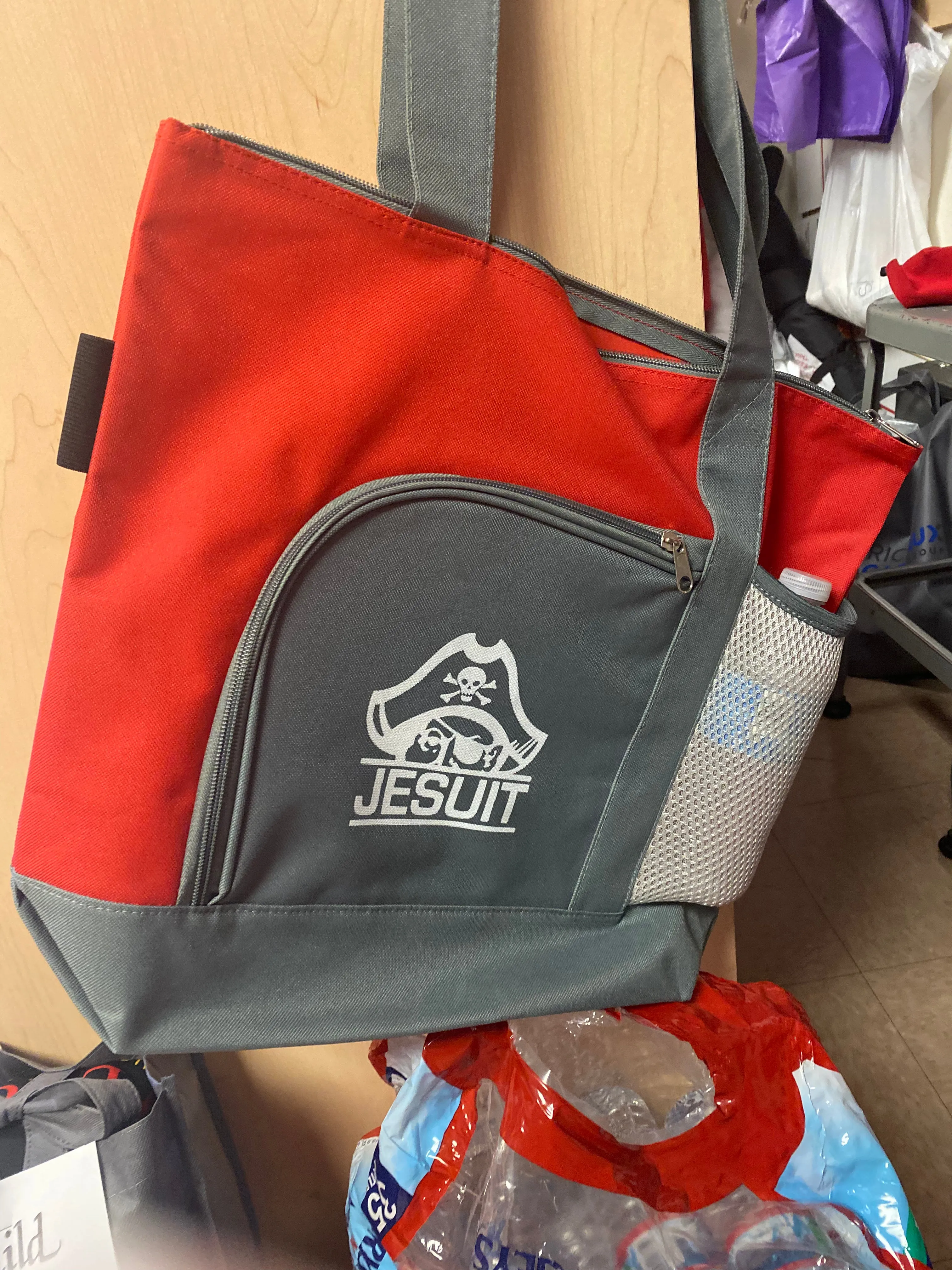 Jesuit Tote Bag with Zipper/Pocket