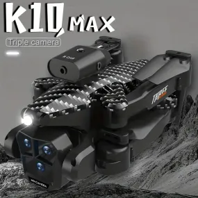 K10 Max HD Drone with Triple Cameras & Advanced Flight Features